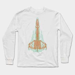 Spaceship Skeletal Survey: Viper Mk-II Long Sleeve T-Shirt